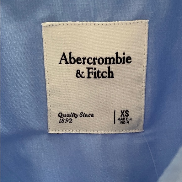 Abercrombie & Fitch Blue Button Down Shirt - Picture 6 of 7